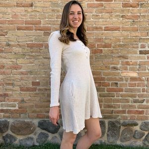 Anthropologie White dress